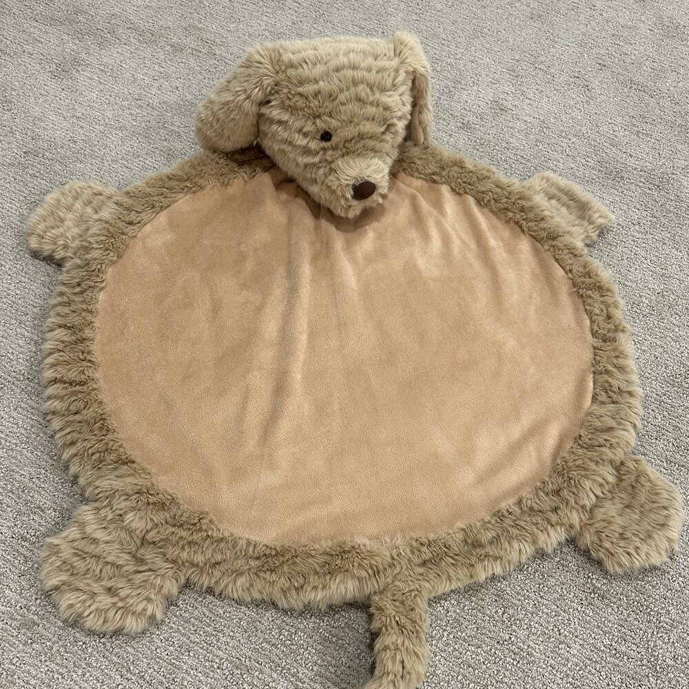 Pottery Barn Kids Labradoodle Plush Play Mat - Like New Excellent Condition